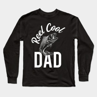 Reel Cool Dad Fishing Dad Long Sleeve T-Shirt